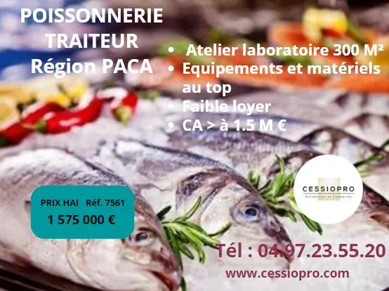 Fonds de commerce à vendre - Traiteur - Nice (06000) - 1 575 000 €