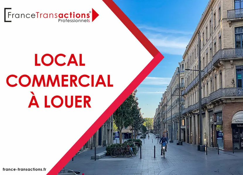 Toulouse hypercentre A louer local commercial 165 m²