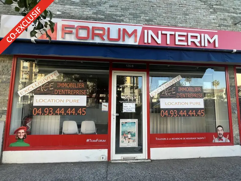 Local Commercial à louer - Nice (06200) - 45 m² - 1 500 €/mois