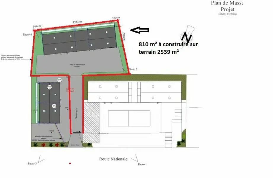 Entrepôt / Activité à louer - Alvimare (76640) - 810 m² - 4 860 €/mois