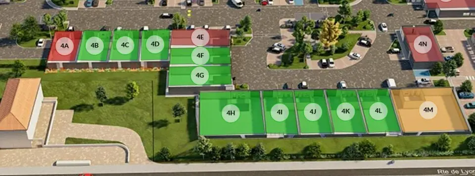 A vendre Locaux d'activité 2348m² Bourgoin-Jallieu