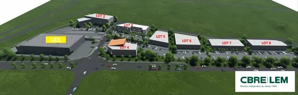 A vendre Terrain 2289m² Carpiquet