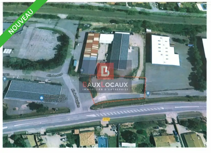 RARE ! TERRAIN STOCKAGE 634 M² A LOUER - ZA BÉDARRIDES 