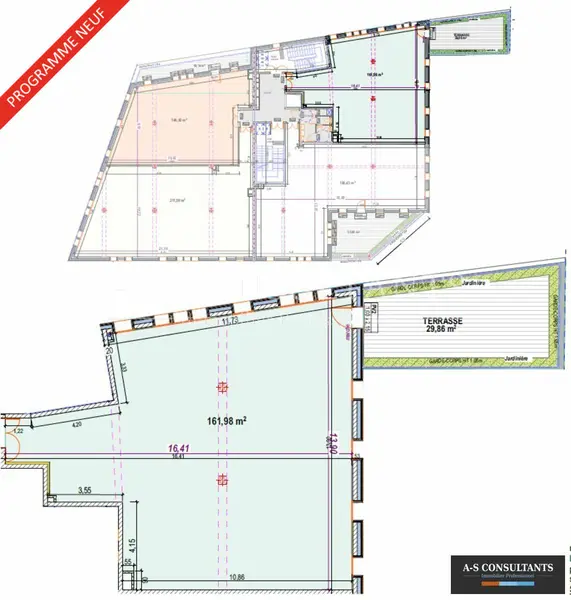 A vendre Bureaux 162m² La Ravoire