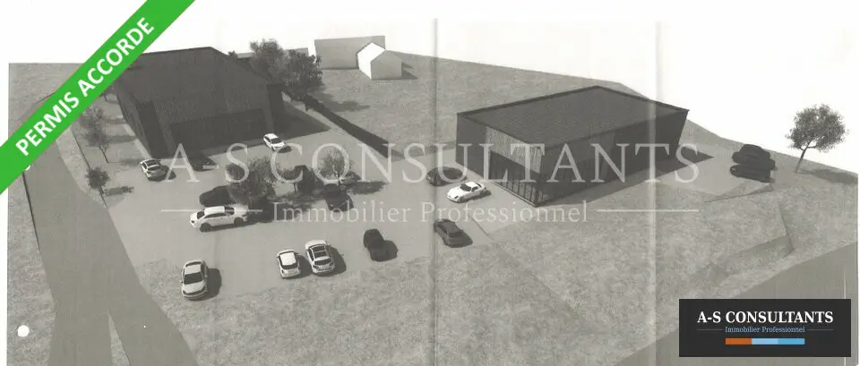 A louer Local commercial  1150m² Domessin