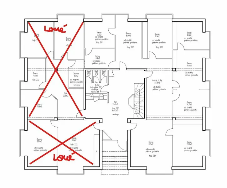 Bureau à louer - Saint-Martin-D'Hères (38400) - 590 m² - 5 408 €/mois