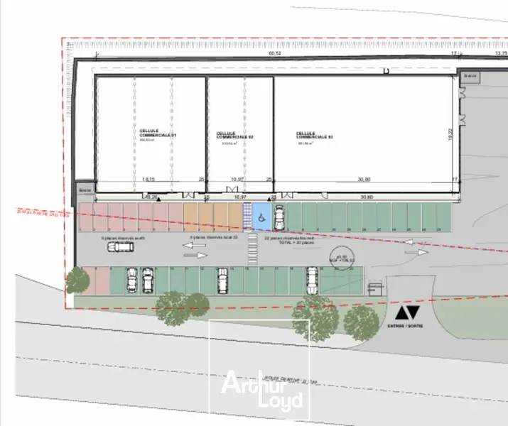Local Commercial à louer - Tulle (19000) - 400 m² - 4 200 €/mois