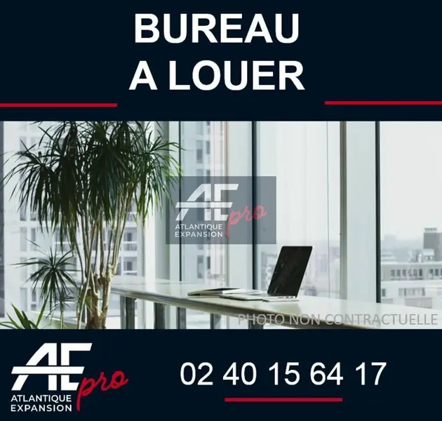 Bureau à louer - Saint-Nazaire (44600) - 38 m² - 450 €/mois