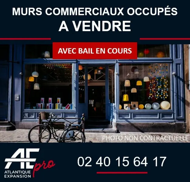 Murs commerciaux avec Locataire en place centre-ville de Saint-Nazaire