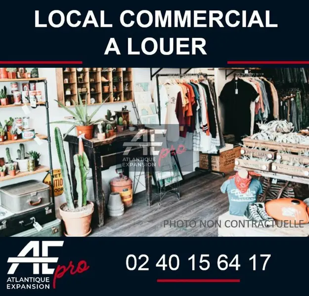 A louer Local commercial  45.95m² Pornichet