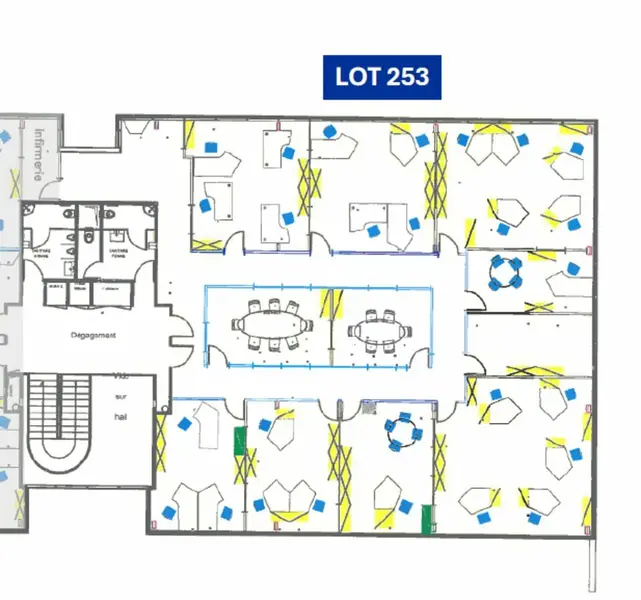Bureau à louer - Mérignac (33700) - 340 m² - 2 850 €/mois