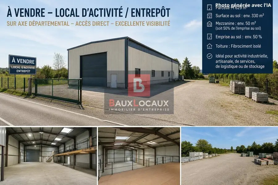 Vente Local Activites 380 m² Grans