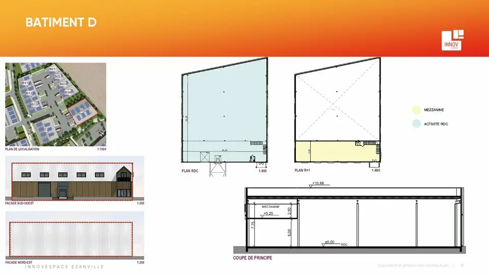 Entrepôt / Activité à vendre - Ézanville (95460) - 525 m²