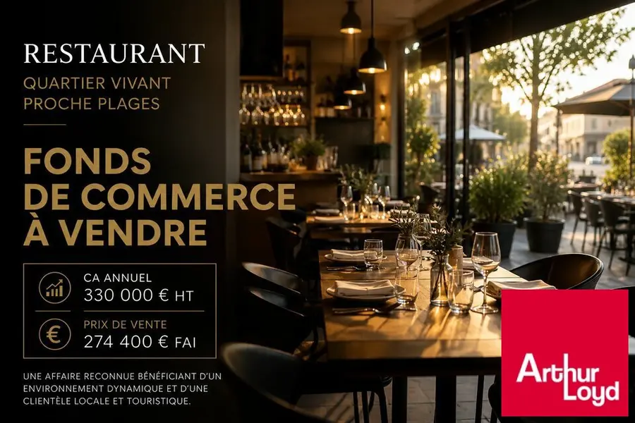 Fonds de commerce à vendre - Biarritz (64200) - 274 400 €