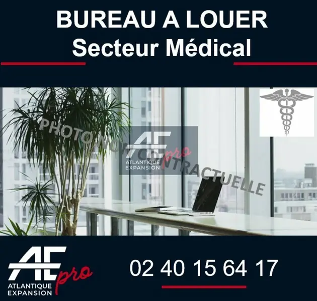 A louer Bureaux 61.45m² Saint-Nazaire
