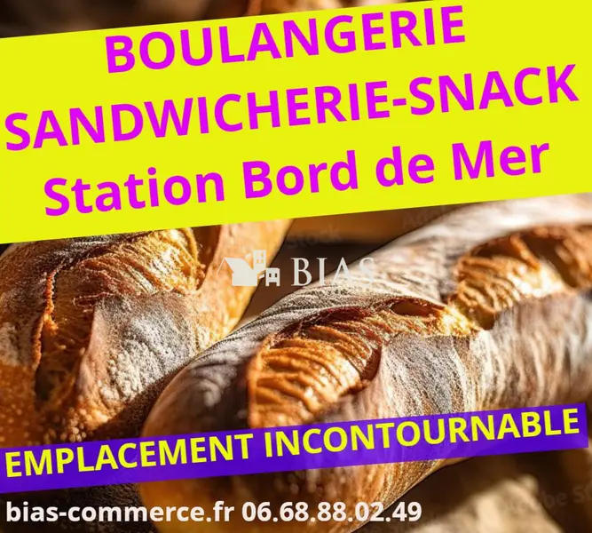 A vendre Fonds de commerce 70m² Colleville