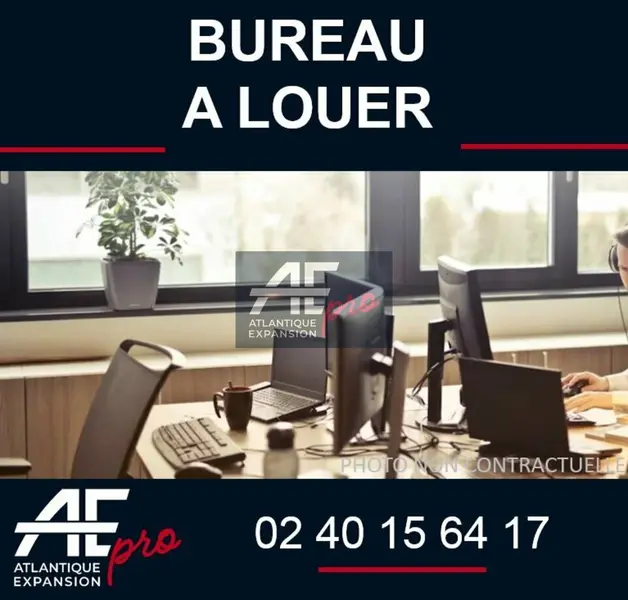 A louer Bureaux 49.59m² Saint-Nazaire