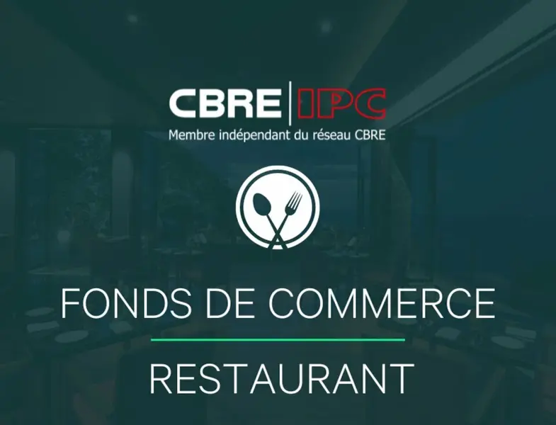 VENTE FOND DE COMMERCE RESTAURANT - REF 8384CB