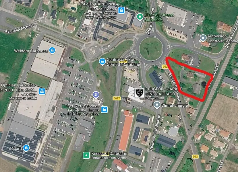 A LOUER LOCAL COMMERCIAL BEFA DE 150 à 1500 M² CARBONNE
