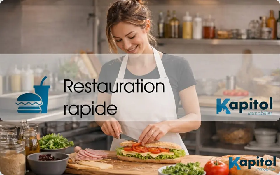 Restauration Rapide - Paris 8e - Beaucoup de bureaux
