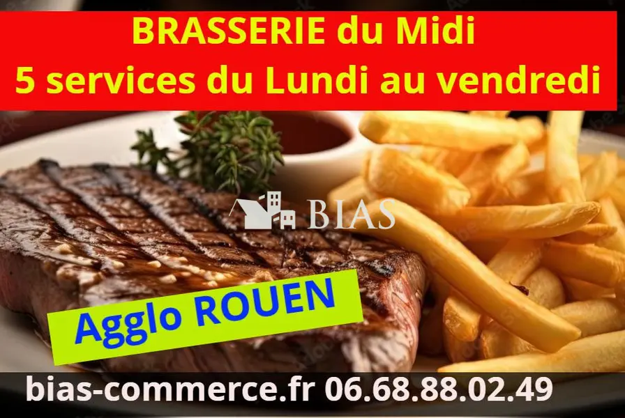 BAR-BRASSERIE 100 % du MIDI - Agglomération de ROUEN Gauche
