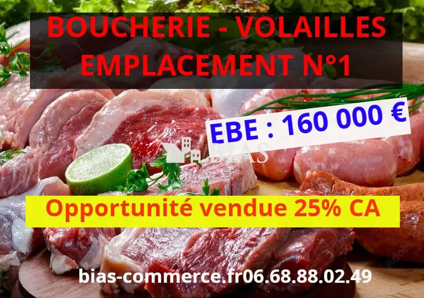 A vendre Fonds de commerce 80m² Rouen